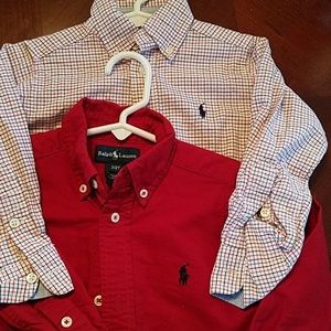 Polo by Ralph Lauren 2t button down lot